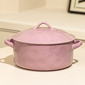 Household Porcelain Soup Bowl With Lid