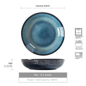 Ceramic River Snail Rice Noodle Bowl Household Large Bowl Meal Soup