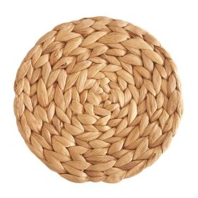 Woven Water Hyacinth Grass Round Pad Heat Insulation Coaster Bowl