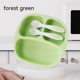 Baby Eating Special Solid Food Bowl Drop-resistant Three Grid Divided Plate