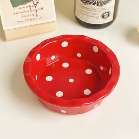 Korean Cute Polka Dot Lace Bowl