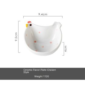 Home Creative Ceramic Plate Animals
