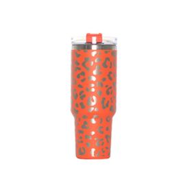 40oz Adventure Quencher Tumbler Thermos Vacuum Cups With Handle Stainless Steel Travel Water Cup Stay Ice Cold Car Coffee Mug (Capacity: 1000-1500mlColor)